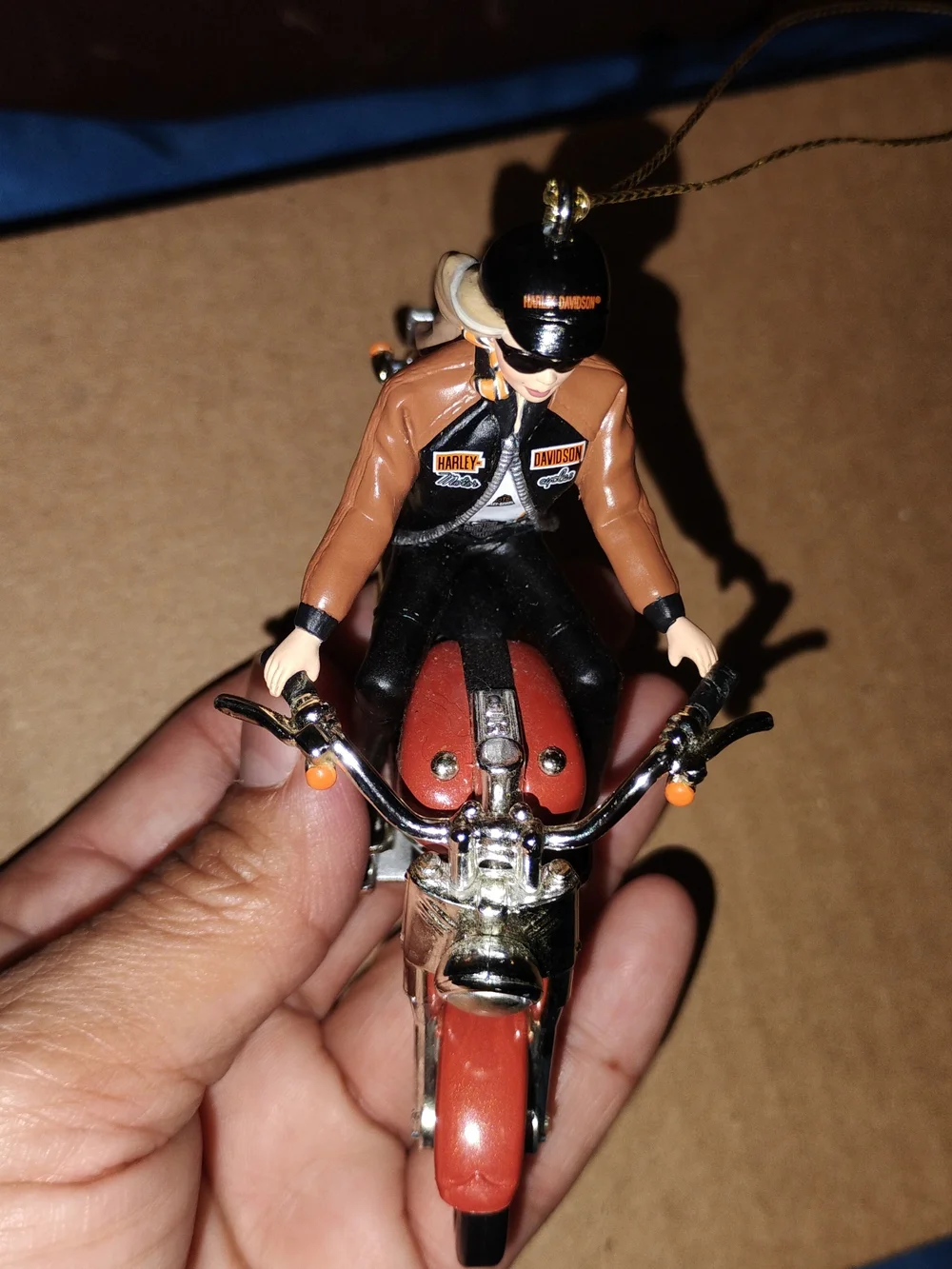 Hallmark Harley-Davidson Barbie Ornament 2001 QXI8885 Of Collection